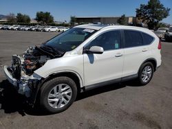 Salvage cars for sale at San Martin, CA auction: 2016 Honda CR-V EXL