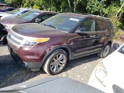 Salvage cars for sale at North Billerica, MA auction: 2011 Ford Explorer XLT