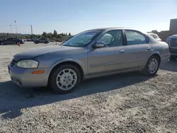 Salvage cars for sale at Mentone, CA auction: 2001 Nissan Maxima GXE