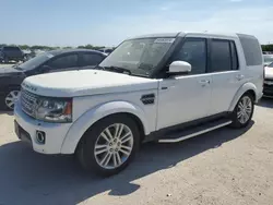 Vehiculos salvage en venta de Copart San Antonio, TX: 2016 Land Rover LR4 HSE Luxury