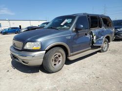 Salvage cars for sale at Grand Prairie, TX auction: 2001 Ford Expedition Eddie Bauer