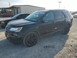 Salvage cars for sale at Temple, TX auction: 2018 Ford Explorer XLT