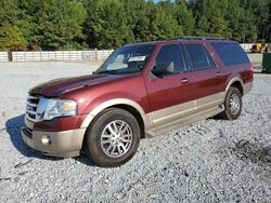 Ford salvage cars for sale: 2012 Ford Expedition EL XLT