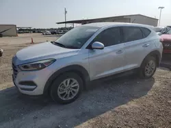 Salvage cars for sale at Temple, TX auction: 2018 Hyundai Tucson SE