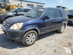 Salvage cars for sale at Earlington, KY auction: 2006 Honda CR-V EX