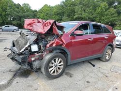 Salvage cars for sale at Austell, GA auction: 2020 KIA Sorento S