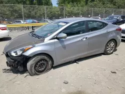 Salvage cars for sale at Waldorf, MD auction: 2015 Hyundai Elantra SE