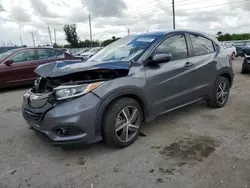 Salvage cars for sale at Miami, FL auction: 2022 Honda HR-V EX