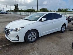 Salvage cars for sale at Miami, FL auction: 2020 Hyundai Elantra SE