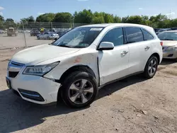 Salvage cars for sale at Chalfont, PA auction: 2014 Acura MDX