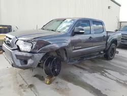 Salvage cars for sale at Haslet, TX auction: 2015 Toyota Tacoma Double Cab Prerunner