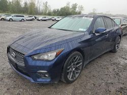 Infiniti salvage cars for sale: 2021 Infiniti Q50 Luxe