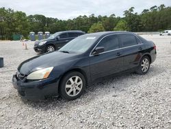 Salvage cars for sale at Houston, TX auction: 2005 Honda Accord EX