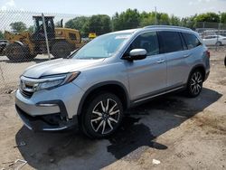 Salvage cars for sale at Chalfont, PA auction: 2021 Honda Pilot Touring