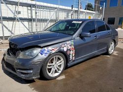 Salvage cars for sale at Littleton, CO auction: 2014 Mercedes-Benz C 300 4matic