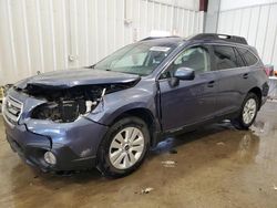 Salvage cars for sale at Franklin, WI auction: 2015 Subaru Outback 2.5I Premium