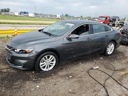 Salvage cars for sale from Copart Woodhaven, MI: 2018 Chevrolet Malibu LT