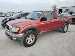 Salvage trucks for sale at Kansas City, KS auction: 2001 Toyota Tacoma Xtracab