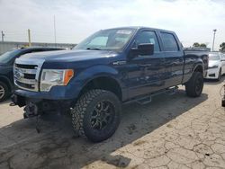 Salvage cars for sale at Dyer, IN auction: 2014 Ford F150 Supercrew