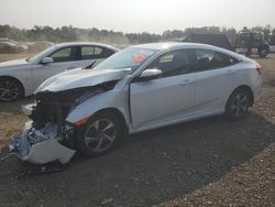 Honda salvage cars for sale: 2021 Honda Civic LX