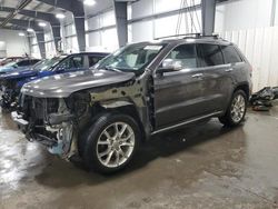 Jeep Grand Cherokee Summit salvage cars for sale: 2015 Jeep Grand Cherokee Summit