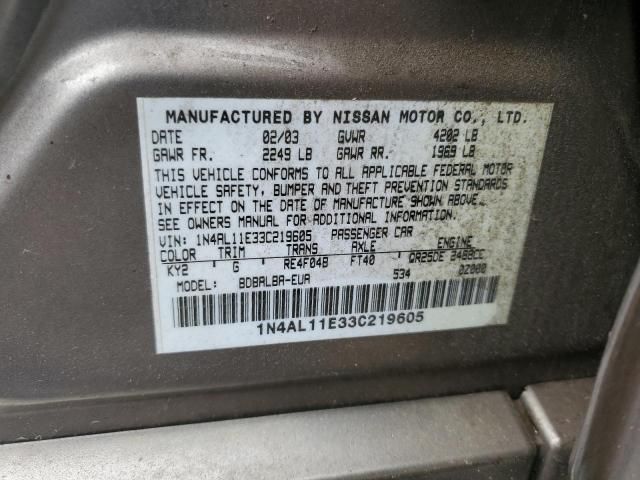 2003 Nissan Altima Base