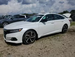 Salvage cars for sale from Copart Tifton, GA: 2022 Honda Accord Sport