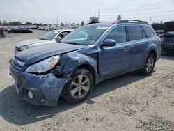 Salvage cars for sale at Eugene, OR auction: 2014 Subaru Outback 2.5I Limited