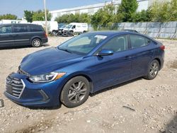 Salvage cars for sale at Franklin, WI auction: 2018 Hyundai Elantra SEL