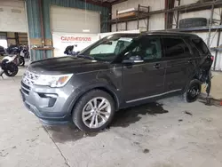 Salvage cars for sale at Eldridge, IA auction: 2018 Ford Explorer XLT