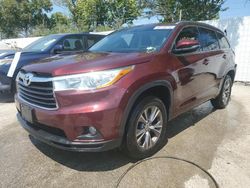 Toyota salvage cars for sale: 2014 Toyota Highlander XLE