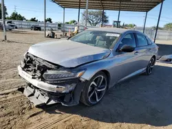 Salvage cars for sale at San Diego, CA auction: 2022 Honda Accord Hybrid Sport