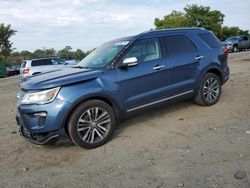 Salvage cars for sale at Baltimore, MD auction: 2018 Ford Explorer Platinum