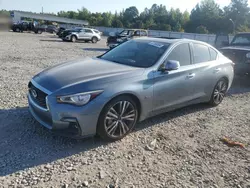 Salvage cars for sale at Memphis, TN auction: 2018 Infiniti Q50 Luxe