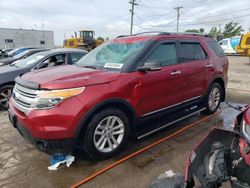 Salvage cars for sale at Chicago Heights, IL auction: 2015 Ford Explorer XLT