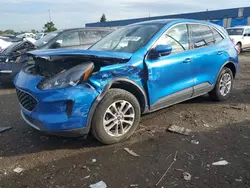 Salvage cars for sale at Woodhaven, MI auction: 2020 Ford Escape SE