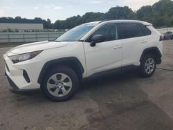 Salvage cars for sale at Assonet, MA auction: 2019 Toyota Rav4 LE