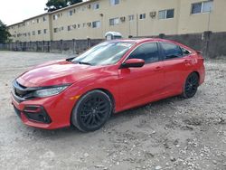 Honda salvage cars for sale: 2020 Honda Civic SI