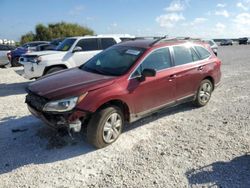 Salvage cars for sale at Taylor, TX auction: 2015 Subaru Outback 2.5I