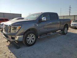 Salvage cars for sale at Haslet, TX auction: 2016 Nissan Titan XD SL