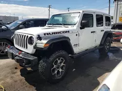 Jeep salvage cars for sale: 2022 Jeep Wrangler Unlimited Rubicon