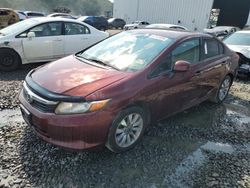 Salvage cars for sale at Windsor, NJ auction: 2012 Honda Civic LX