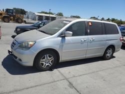 Honda Odyssey exl salvage cars for sale: 2007 Honda Odyssey EXL