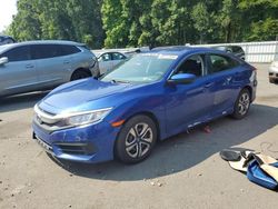 Salvage cars for sale at Glassboro, NJ auction: 2016 Honda Civic LX