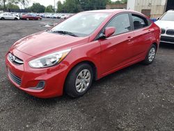 Salvage cars for sale at New Britain, CT auction: 2016 Hyundai Accent SE