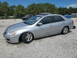 Salvage cars for sale at Houston, TX auction: 2007 Honda Accord EX