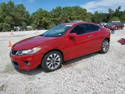 Salvage cars for sale at Houston, TX auction: 2014 Honda Accord EXL