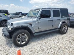 Jeep Wrangler Unlimited Sahara salvage cars for sale: 2021 Jeep Wrangler Unlimited Sahara