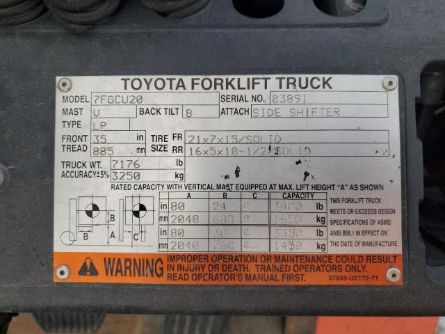 2006 Toyota Forklift