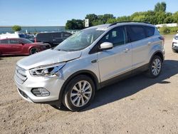 Salvage cars for sale at Davison, MI auction: 2019 Ford Escape SEL